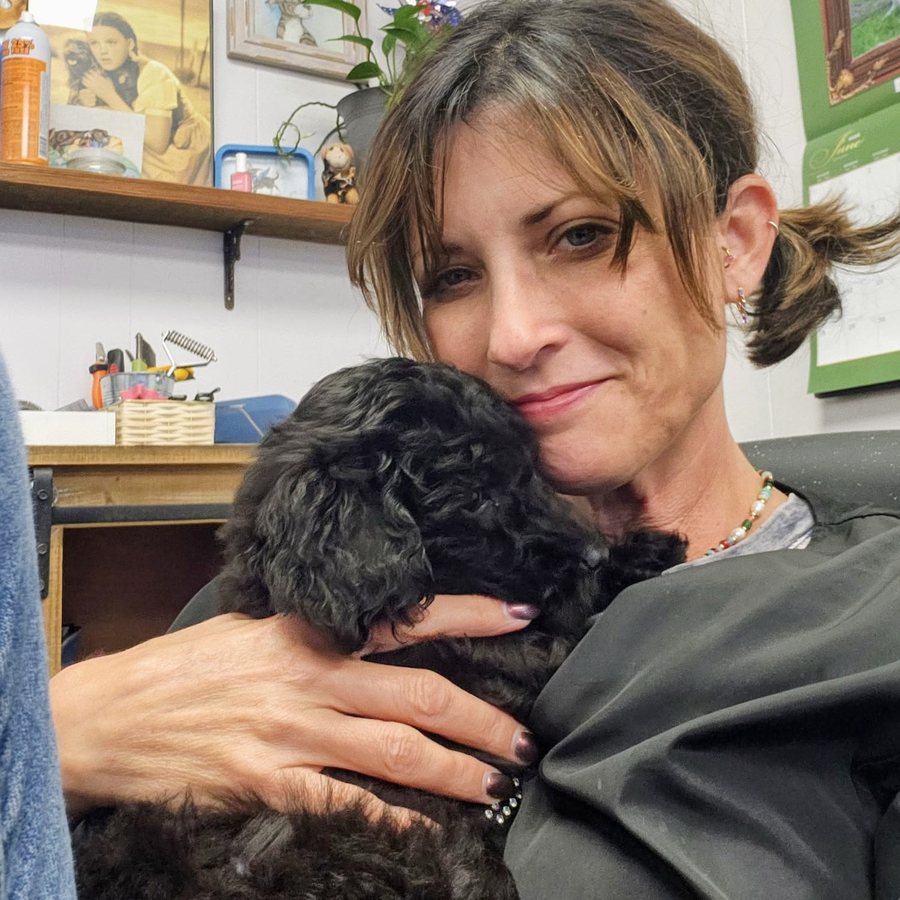 Vicki Haynes, co-owner and lead groomer at Sunnyside Grooming Salon